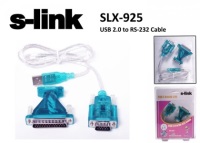 S-LINK SLX-925 Usb To RS232 2.0 Çevirici Adaptör